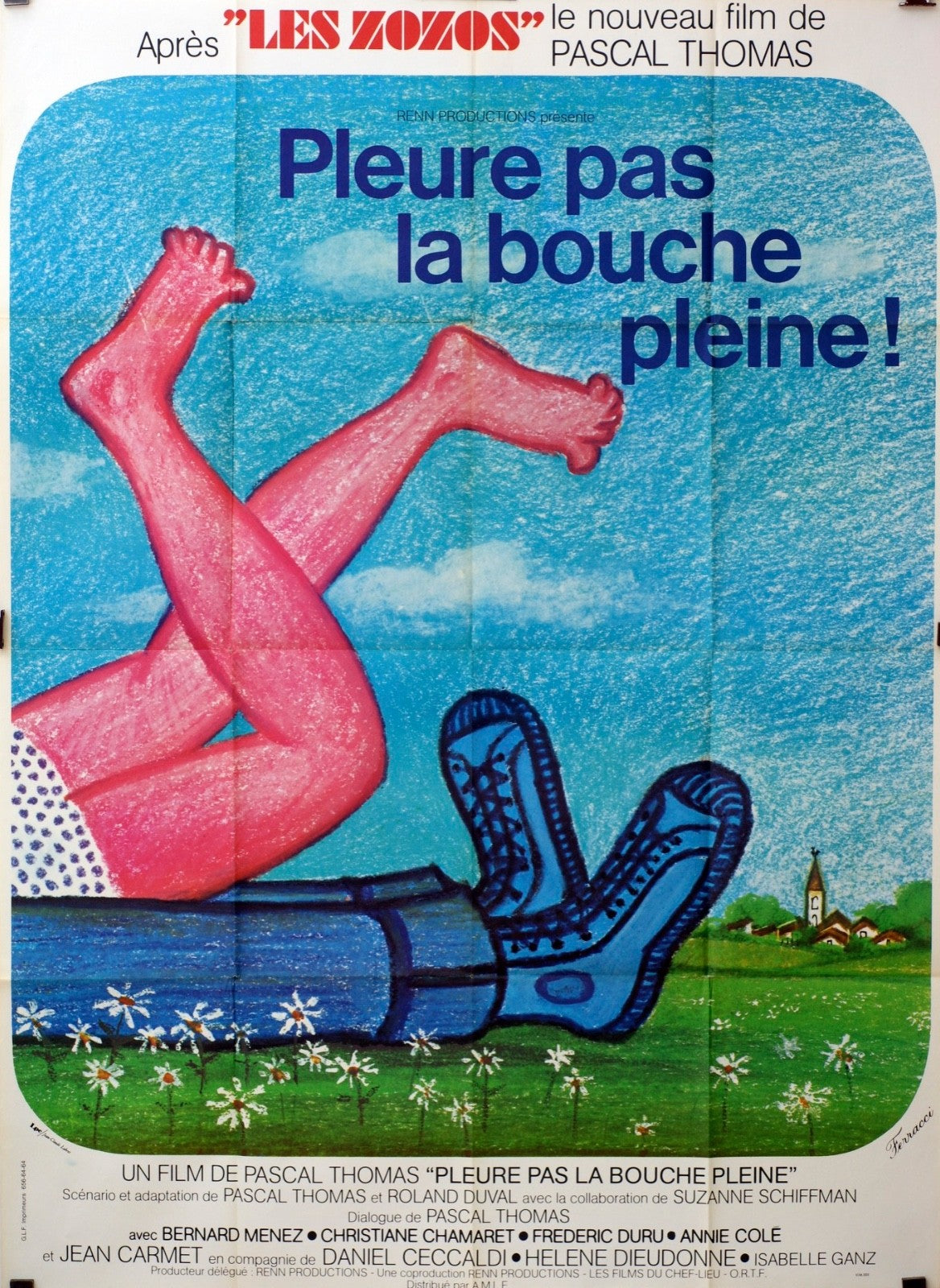 PLEURE PAS LA BOUCHE PLEINE PASCAL THOMAS MOVIE POSTER ORIGINAL 120x160