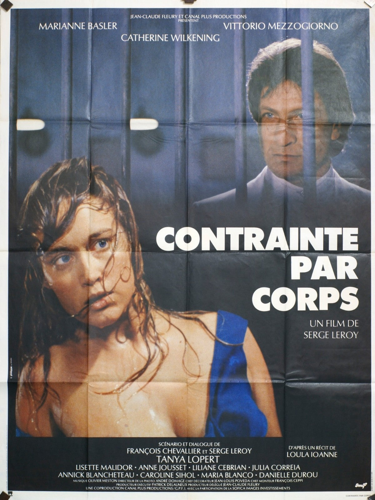CONTRAINTE PAR LE CORPS MARIANNE BASLER MOVIE POSTER ORIGINAL 120x160