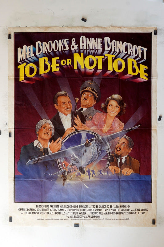 TO BE OR NOT TO BE MEL BROOKS MOVIE POSTER ORIGINAL (120x160)