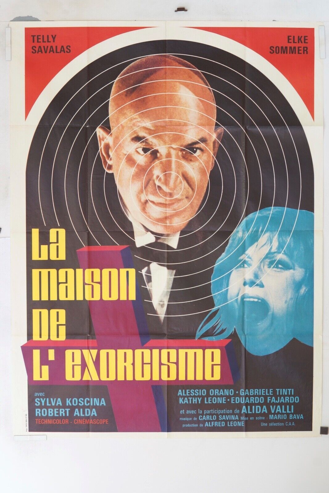 LA MAISON DE L’EXORCISME MOVIE POSTER ORIGINAL (120x160) SYLVA KOSCINA