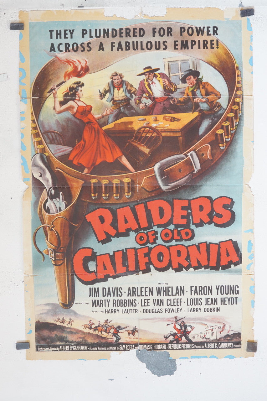 RAIDERS OF OLD CALIFORNIA ORIGINAL 69x103