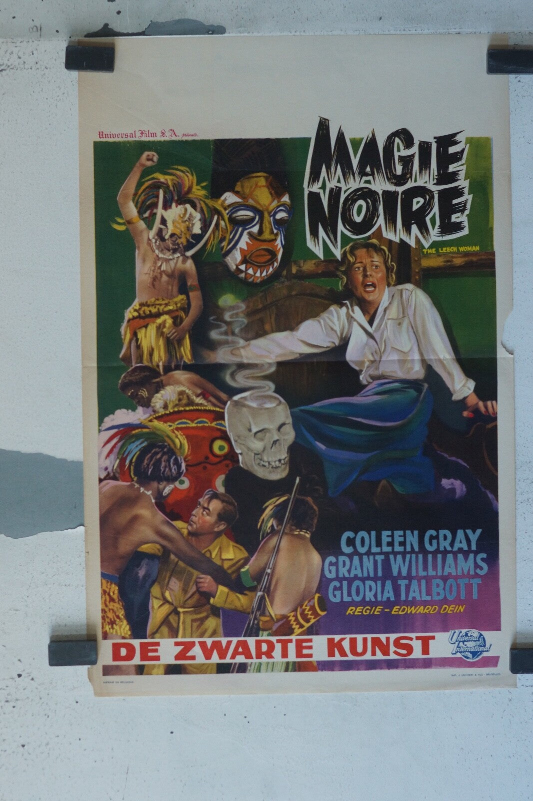 MAGIE NOIRE MOVIE POSTER 35x55 COLEEN GRAY