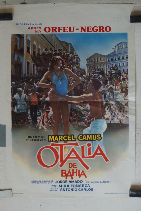 OTALIA DE BAHIA, (BELGE) MOVIE POSTER ORIGINAL 54x36 Mira Fonseca , Maria Viana