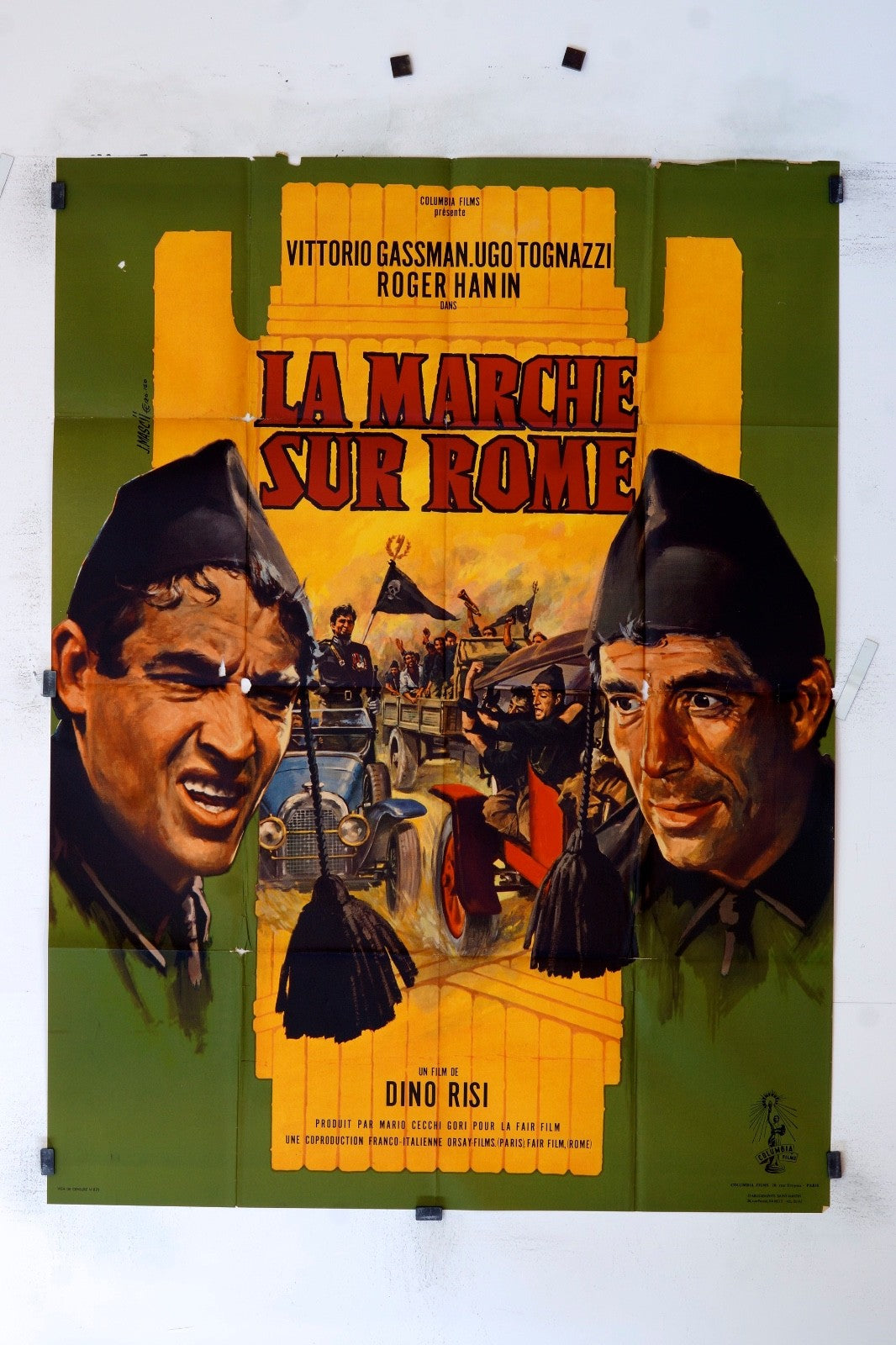 LA MARCHE SUR ROME VITTORIO GASSMAN MOVIE POSTER 120x160