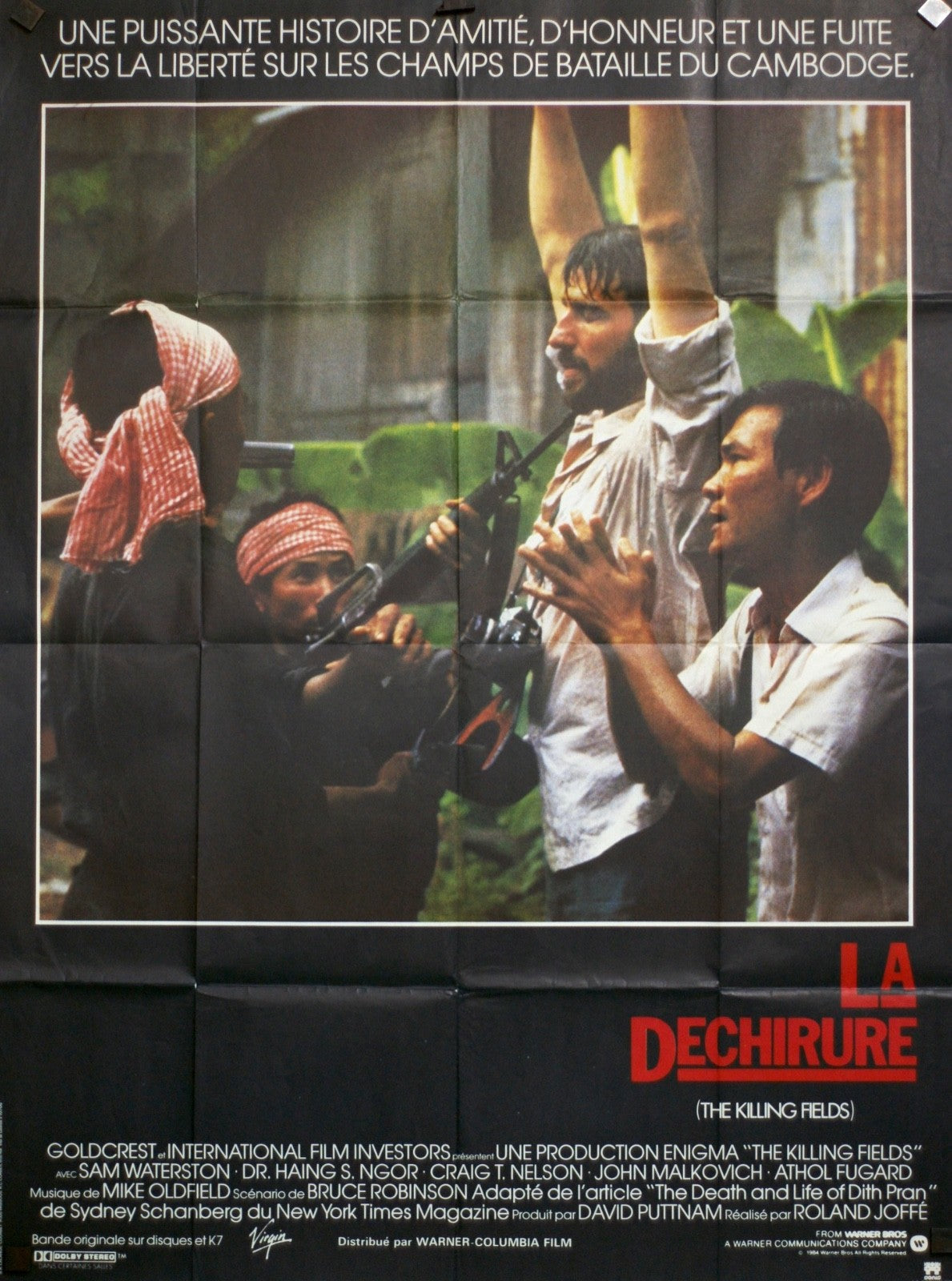 LA DÉCHIRURE   SAM WATERSTON MOVIE POSTER ORIGINAL, 120X160