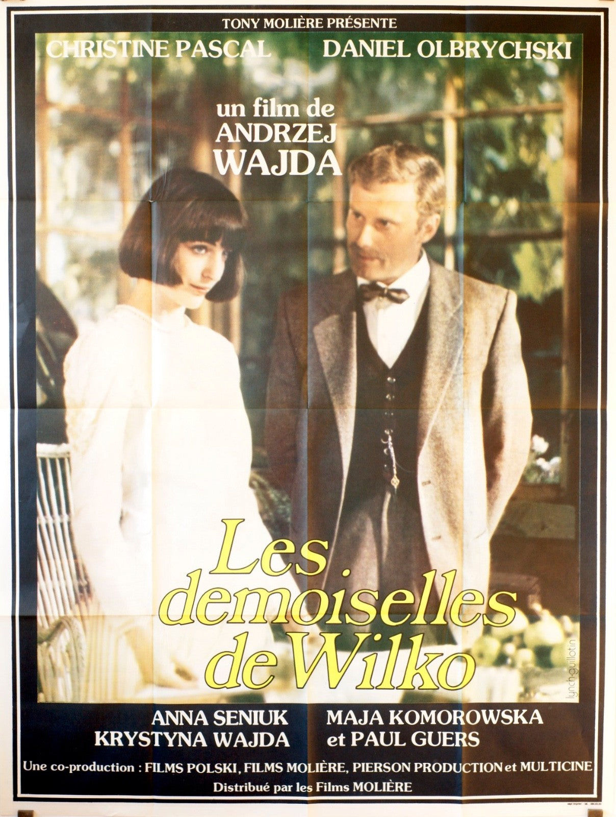 LES DEMOISELLES DE WILKO WAJDA ORIGINAL MOVIE POSTER 120x160