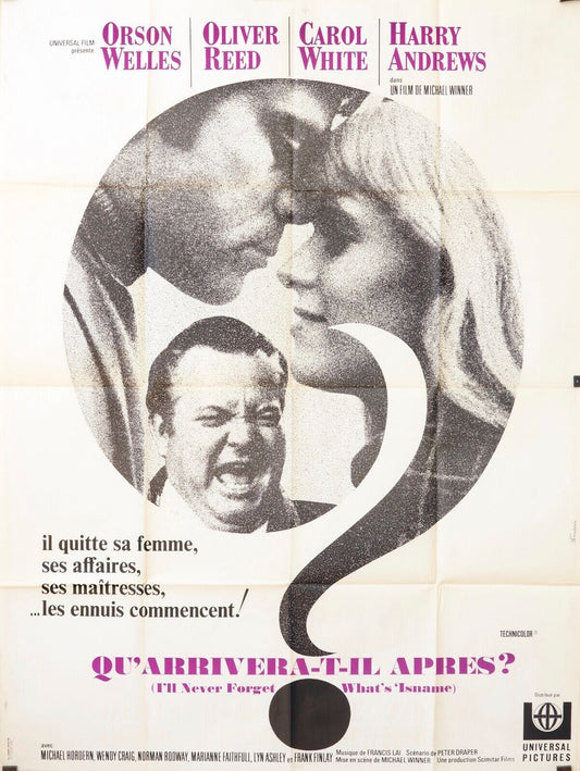 QU’ARRIVERA-T-IL APRÈS ?  POSTER ORIGINAL (120x160) ORSON WELLES