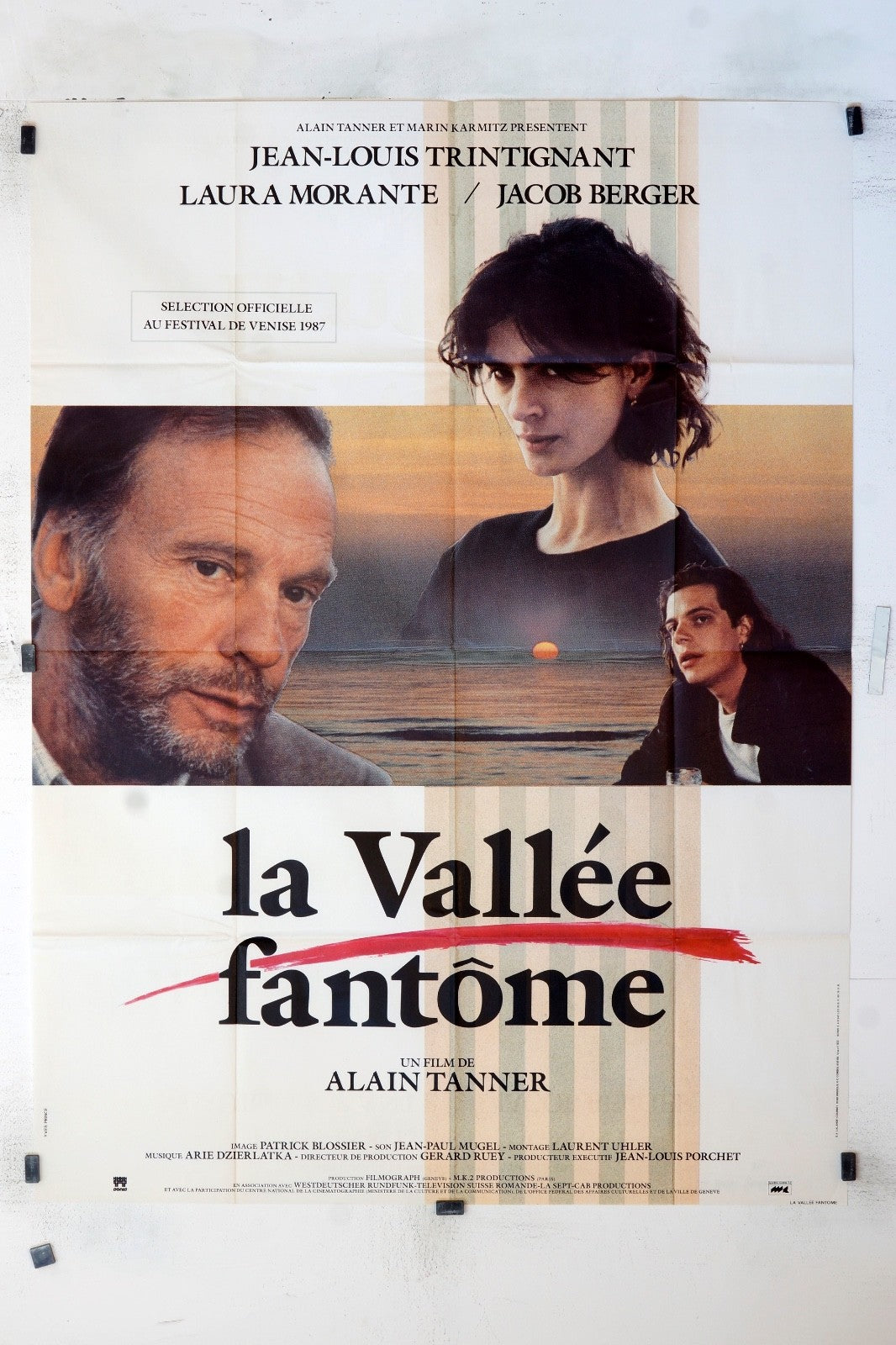 LA VALLÉE FANTÔME JEAN-LOUIS TRINTIGNANT MOVIE POSTER ORIGINAL 120x160