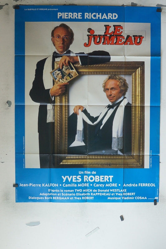LE JUMEAU MOVIE POSTER ORIGINAL 120x160 PIERRE RICHARD