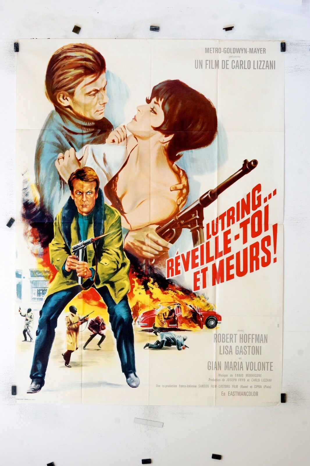 LUTRING…RÉVEILLE-TOI ET MEURS ! ROMAN POLANSKI MOVIE POSTER ORIGINAL 120x160