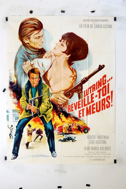 LUTRING…RÉVEILLE-TOI ET MEURS ! ROMAN POLANSKI MOVIE POSTER ORIGINAL 120x160