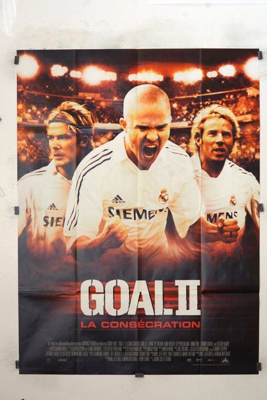 GOAL II LA CONSÉCRATION MOVIE POSTER ORIGINAL 120x160 REAL MADRID