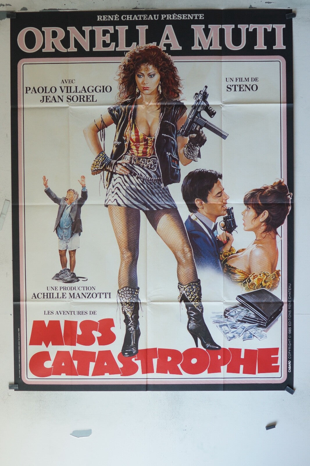 MISS CATASTROPHE (1982) MOVIE POSTER 120x160 ORNELLA MUTI – PAOLO VILLAGGIO