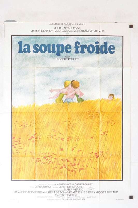 LA SOUPE FROIDE MOVIE POSTER ORIGINAL 120x160 RAYMOND BUSSIERES