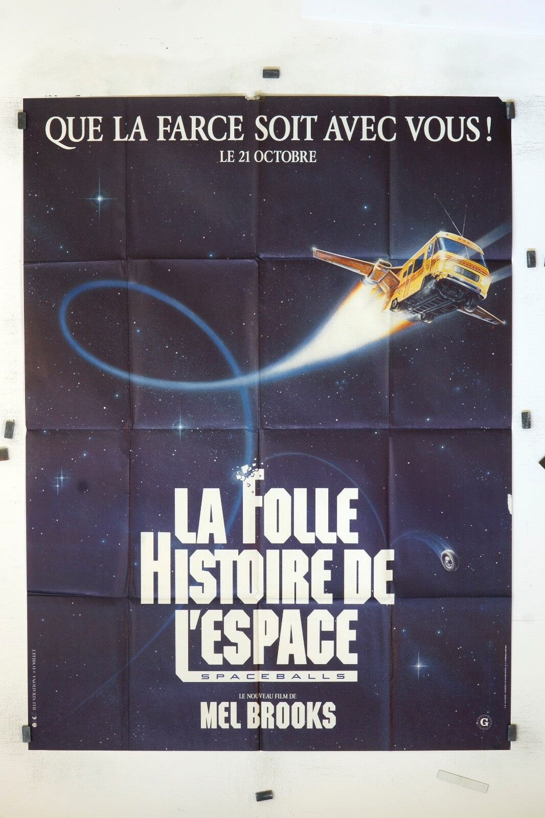 LA FOLLE HITOIRE DE L’ESPACE MEL BROOKS ORIGINAL MOVIE POSTER 120x160 MEL BROOKS