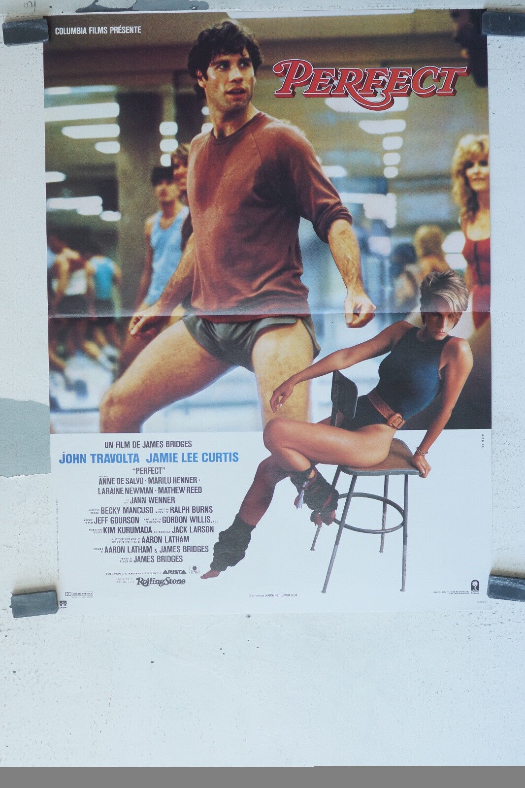 PERFECT ORIGINAL 40x60 JOHN TRAVOLTA – JAMIE LEE CURTIS