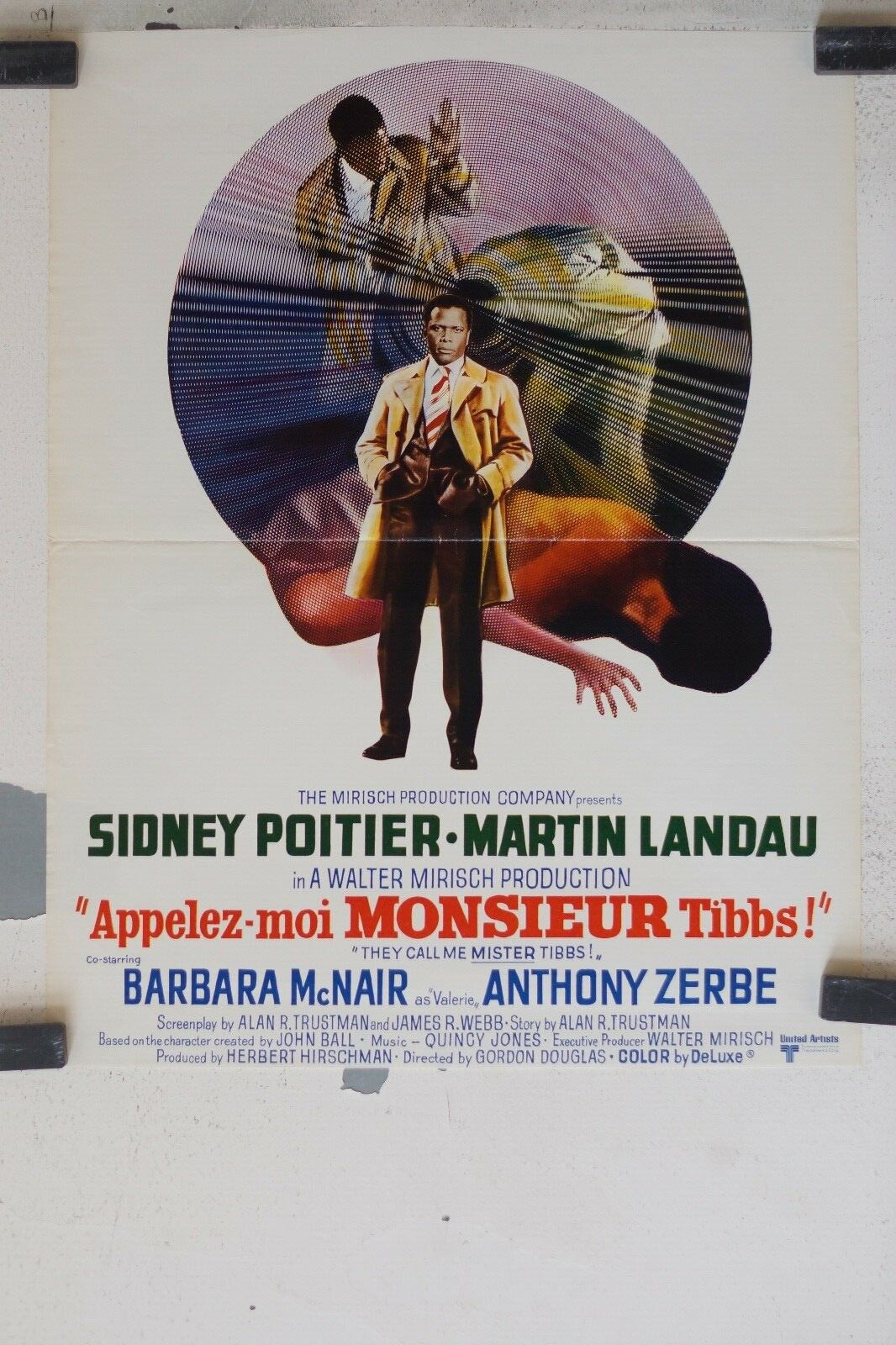 APPELEZ-MOI MONSIEUR TIBBS ! ORIGINAL 30x55