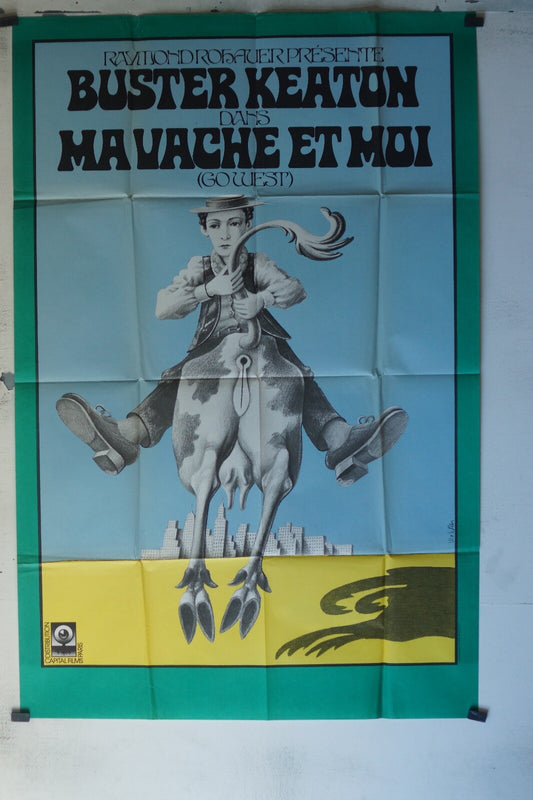 MA VACHE ET MOI MOVIE POSTER ORIGINAL 120x160 Howard Truesdale