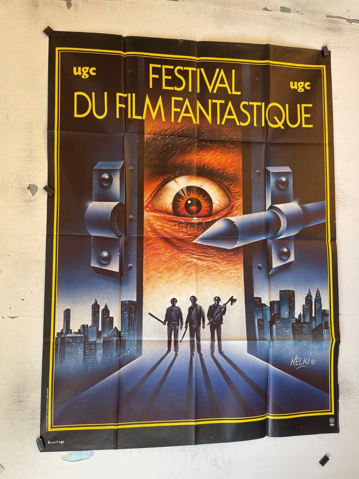 LE FESTIVAL DU FILM FANTASTIQUE, MOVIE POSTER ADVERTISING ORIGINAL 120x160