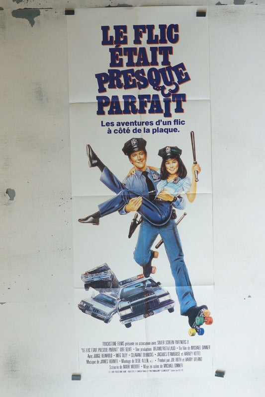 LE FLIC ÉTAIT PRESQUE PARFAIT 60x160 ORIGINAL POSTER JUDGE REINHOLD