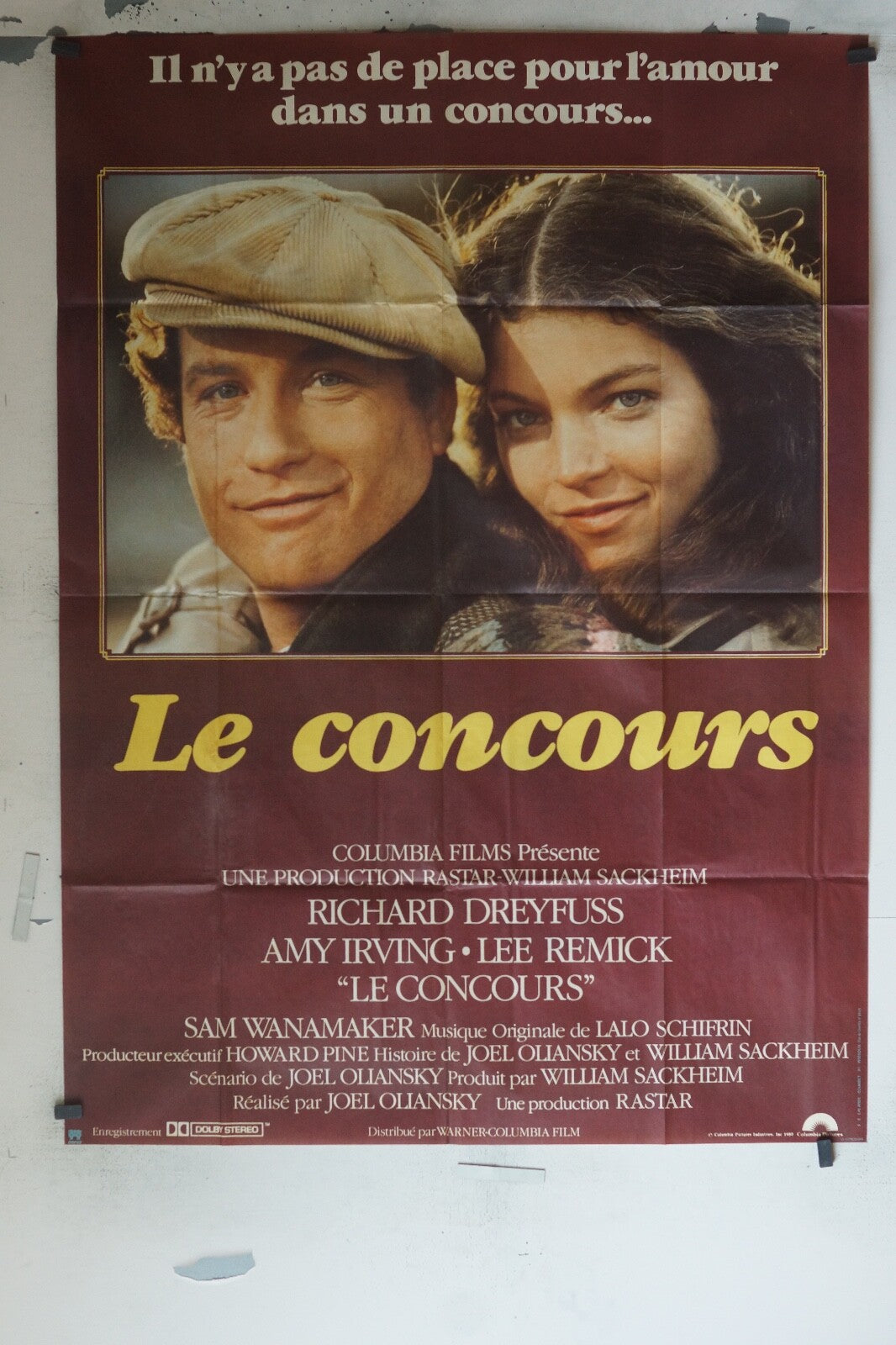 LE CONCOURS MOVIE POSTER ORIGINAL 120x160 RICHARD DREYFUSS