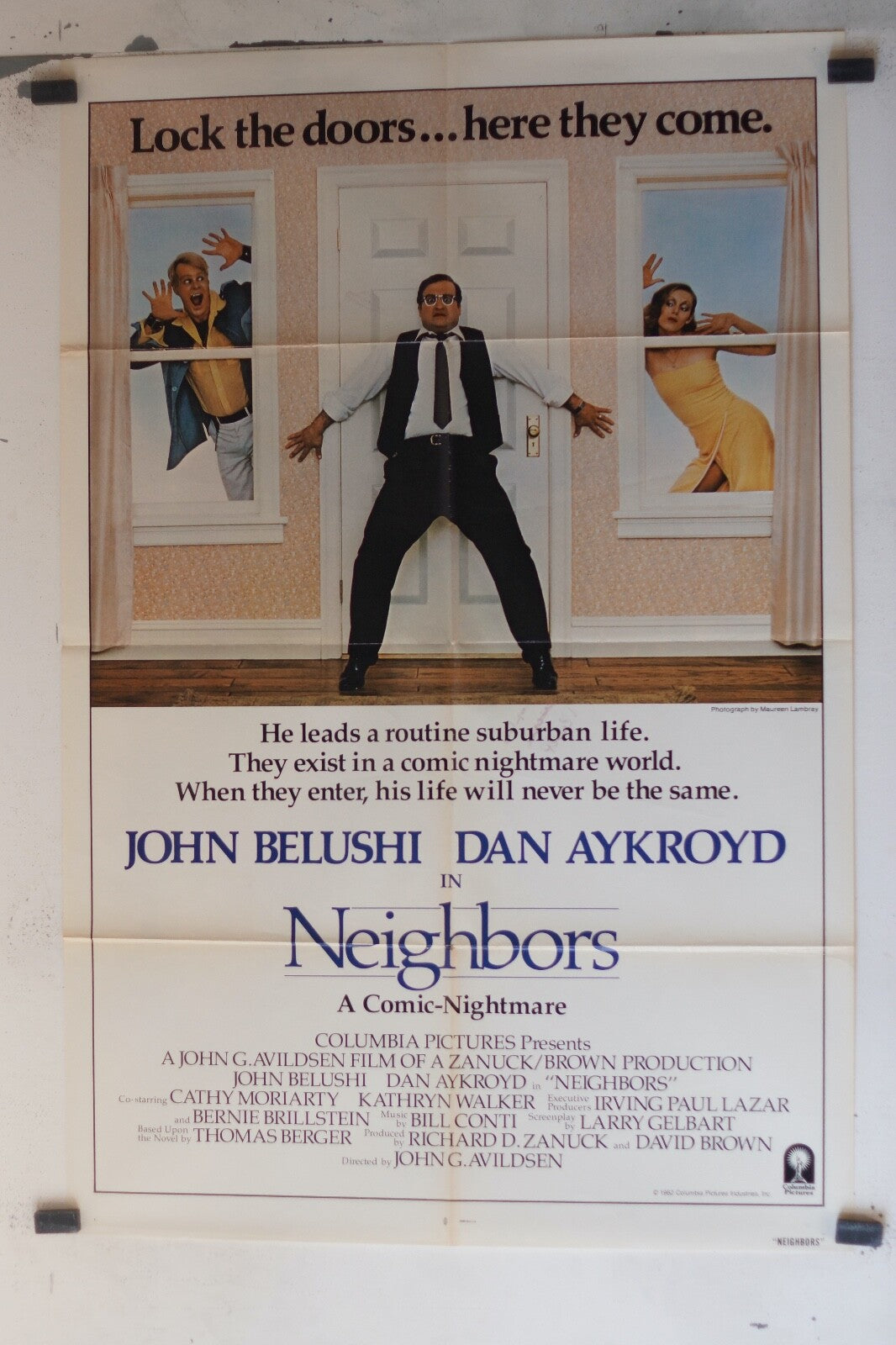 NEIGHBORS (70X100) ORIGINAL MOVIE POSTER JOHN BELUSHI – DAN AYKROYD