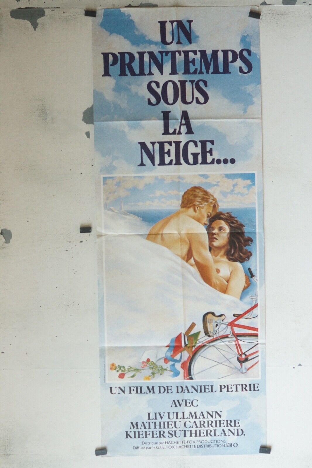 UN PRINTEMPS SOUS LA NEIGE FORMAT POSTER ORIGINAL 60x160 LIV ULLMANN