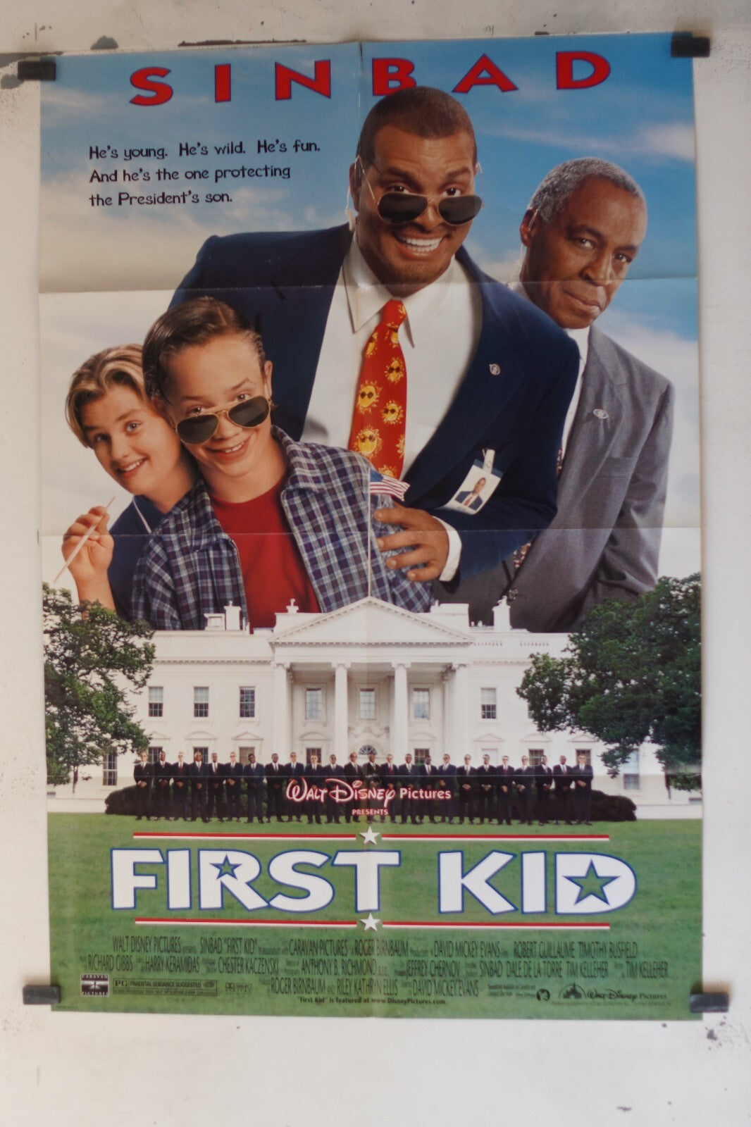 FIRST KID MOVIE POSTER ORIGINAL (69x103), Sindad , Robert Guillaume 