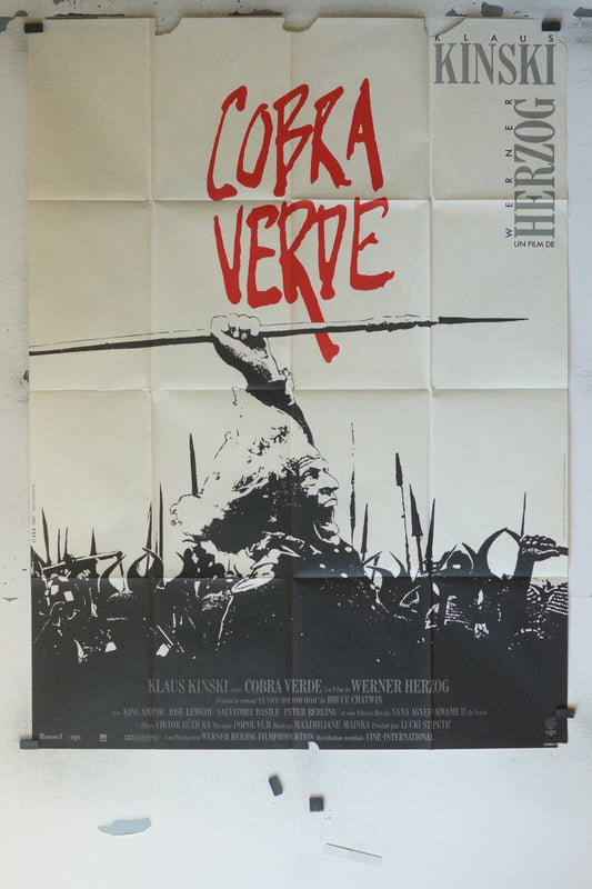 COBRA VERDE MOVIE POSTER ORIGINAL 120x160 MEL GIBSON
