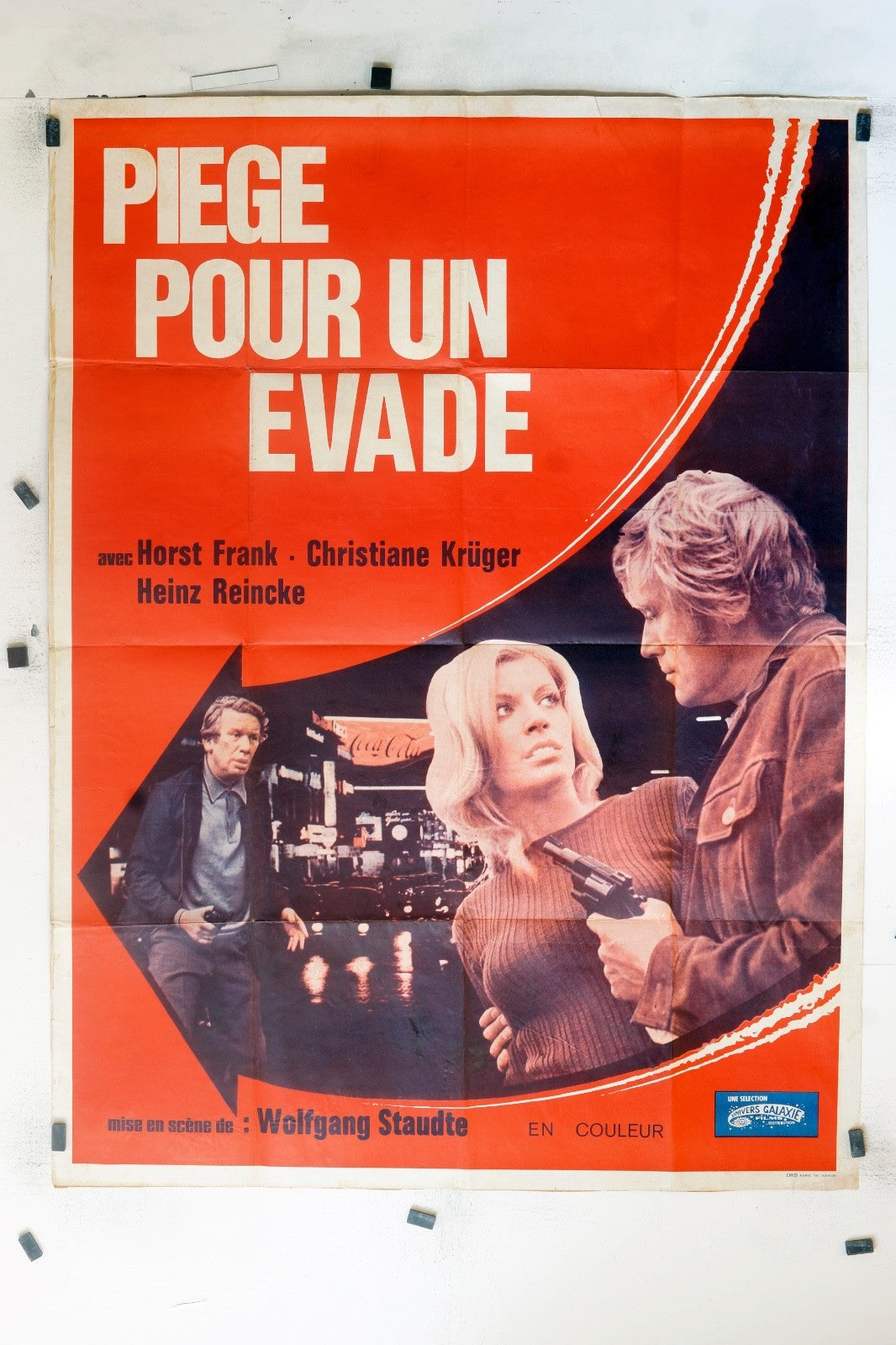 PIÈGE POUR UN EVADÉ HORST FRANK ORIGINAL POSTER ORIGINAL 120x160