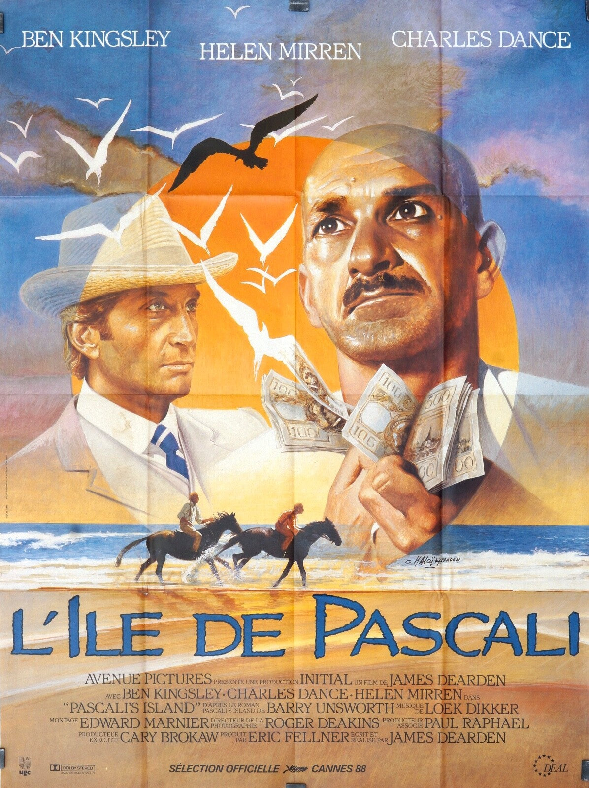 L’ILE DE PASCALI movie poster original (120x160) BEN KINGSLEY