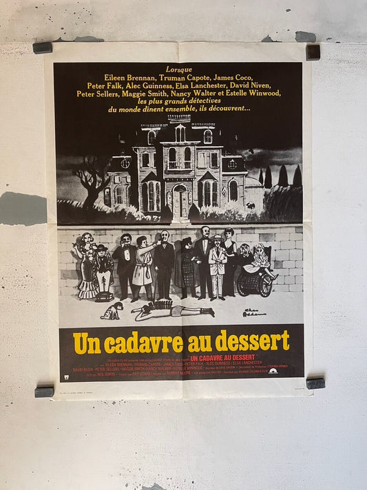 UN CADAVRE AU DESERT, MOVIE POSTER ORIGINAL (60X80, EILEEN BRENNAN