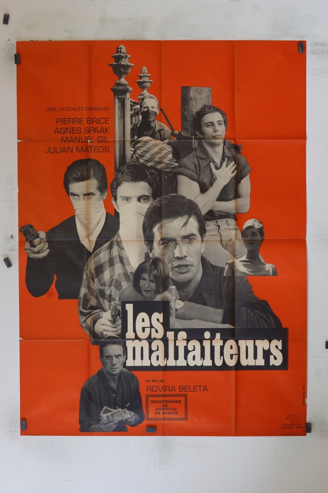 LES MALFAITEURS  PIERRE BRICE MOVIE POSTER ORIGINAL 120x160