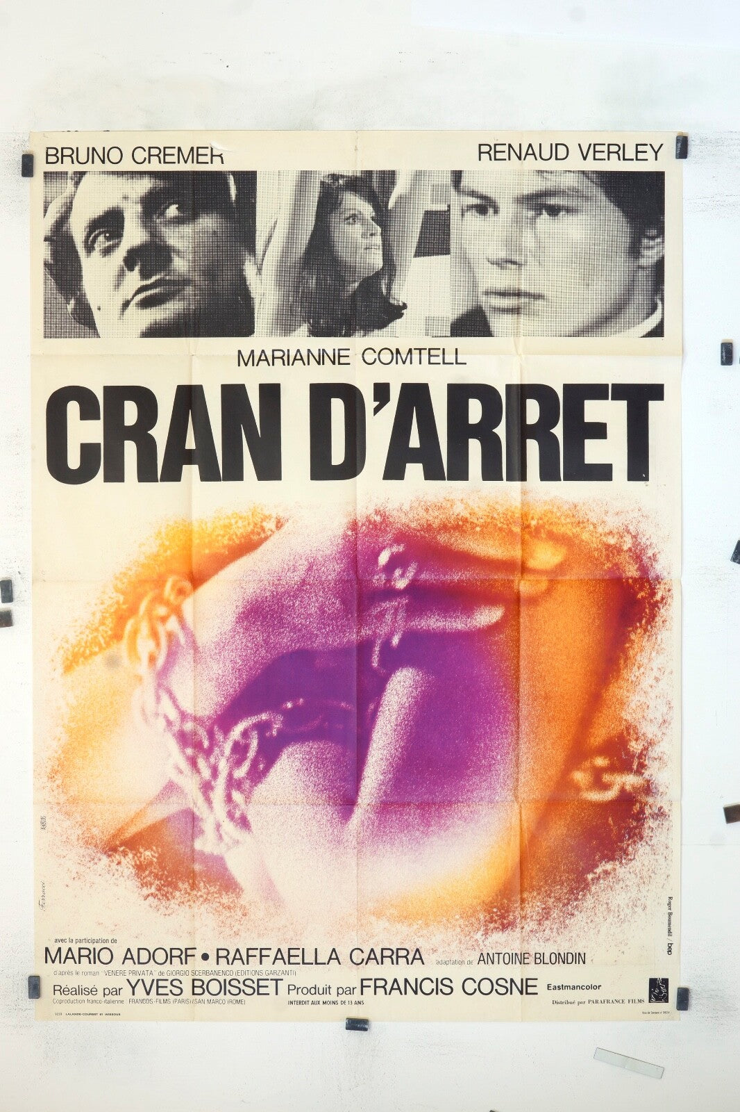 CRAN D’ARRÊT BRUNO CREMER MOVIE POSTER ORIGINAL 120x160