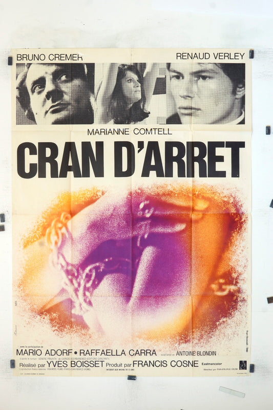 CRAN D’ARRÊT BRUNO CREMER MOVIE POSTER ORIGINAL 120x160
