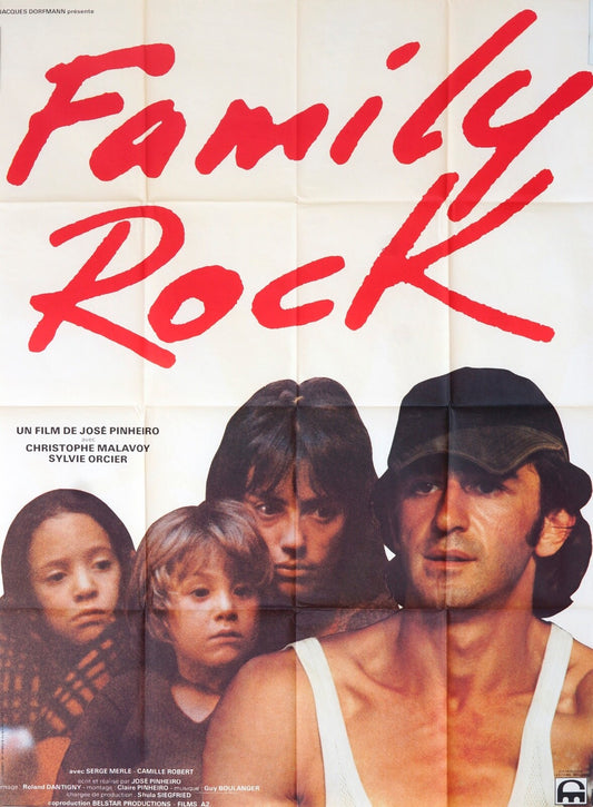 FAMILY ROCK MOVIE POSTER ORIGINAL 120x160  JEAN-PIERRE MARIELLE