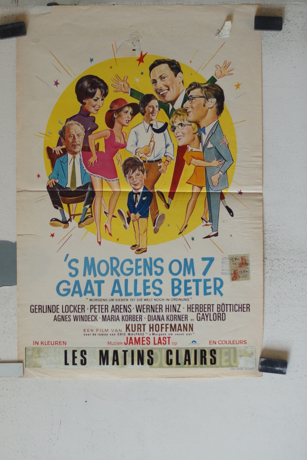 MATINS CLAIRS (LES) POSTER ORIGINAL 55x36 Archibald , Peter Arens 
