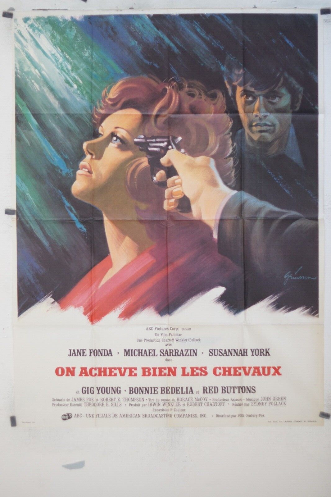 ON ACHEVE BIEN LES CHEVAUX ORIGINAL (120x160) They Shoot Horses , Don’t They ?