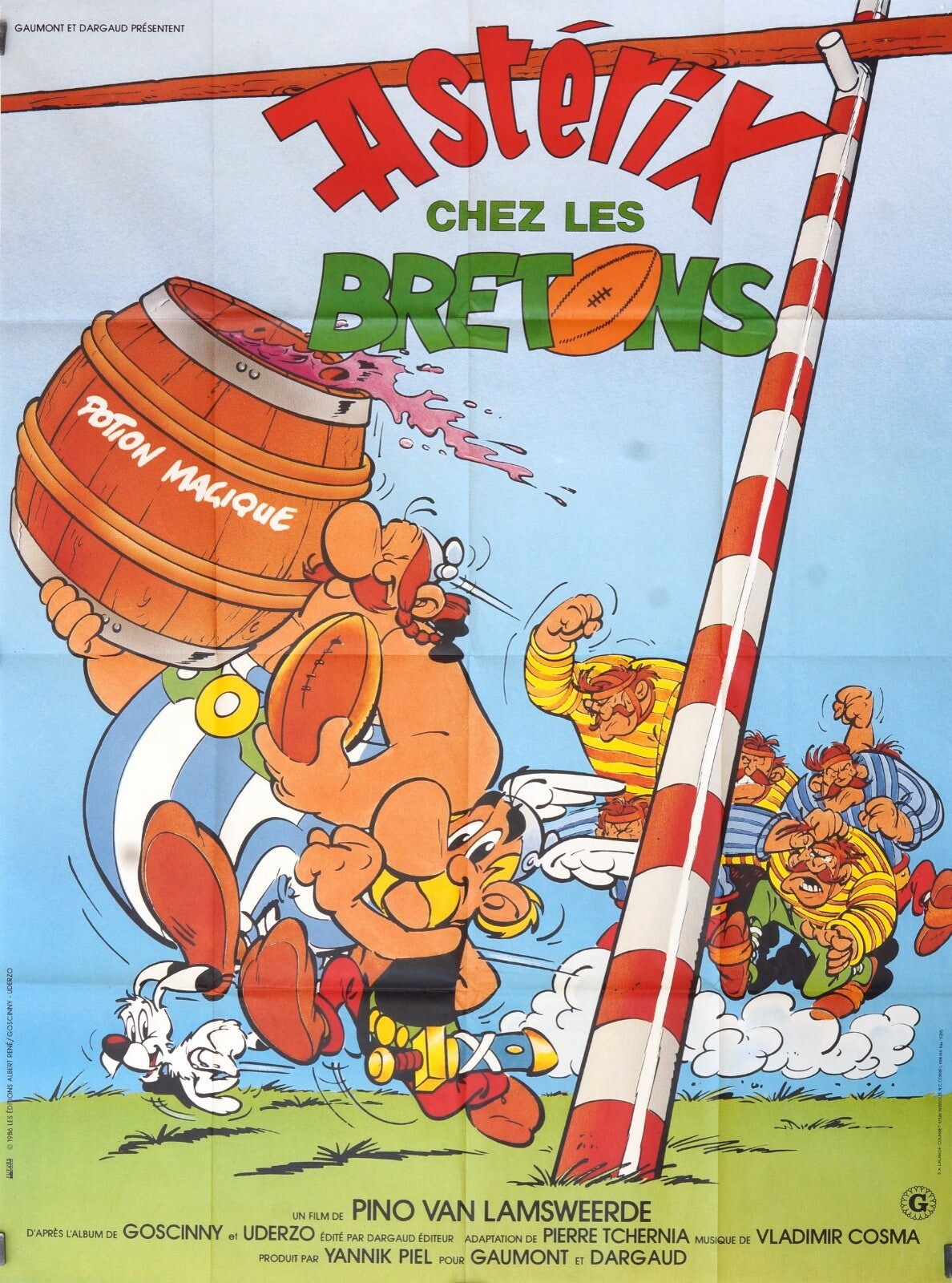 ASTÉRIX CHEZ LES BRETONS  MOVIE POSTER ORIGINAL 120x160