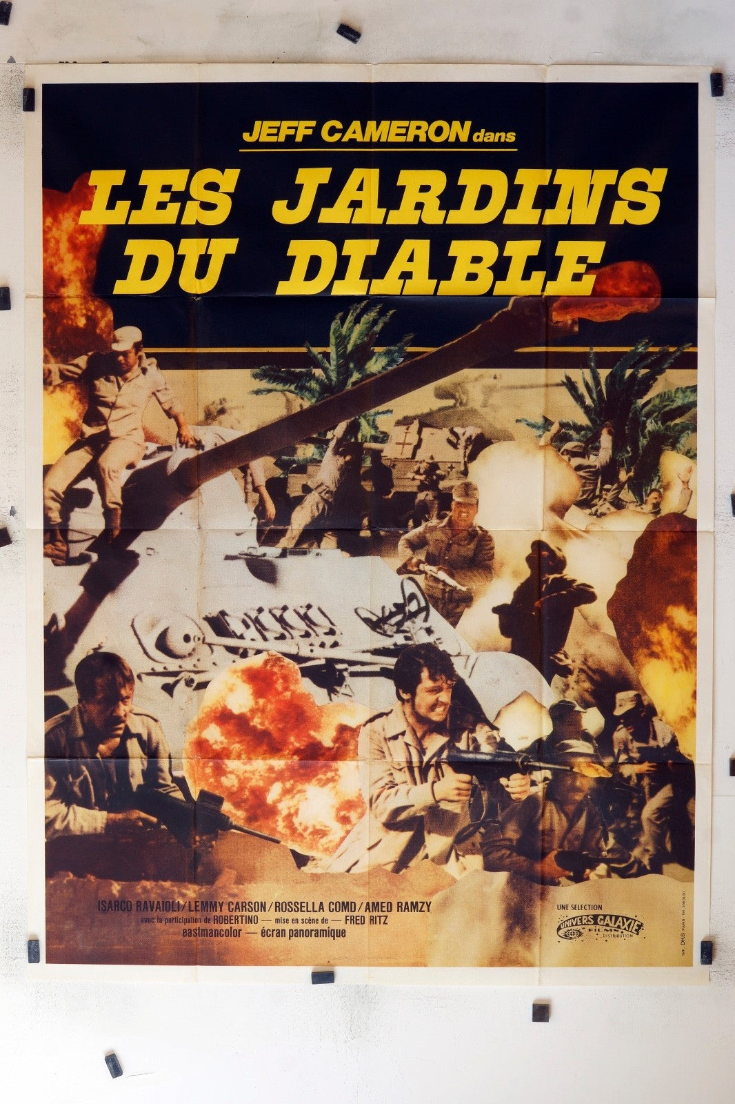 LES JARDINS DU DIABLE JEFF CAMERON 120x160 MOVIE POSTER ORIGINAL