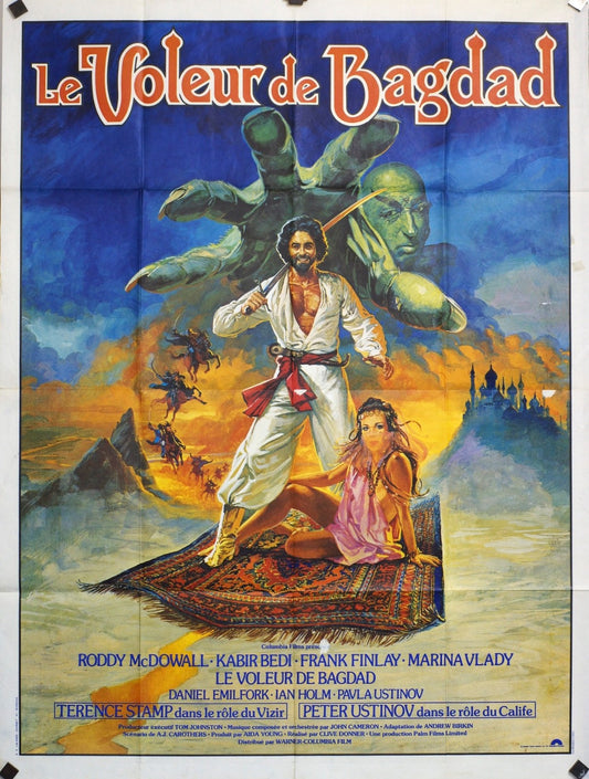 LE VOLEUR DE BAGDAD RODDY MCDOWALL MOVIE POSTER ORIGINAL 120x160