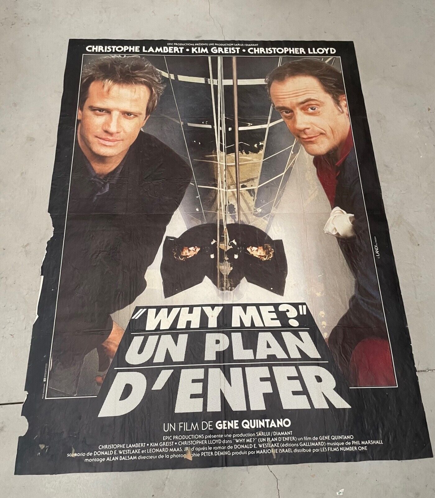 UN PLAN D’ENFER ORIGINAL (120X160) CHRISTOPHE LAMBERT