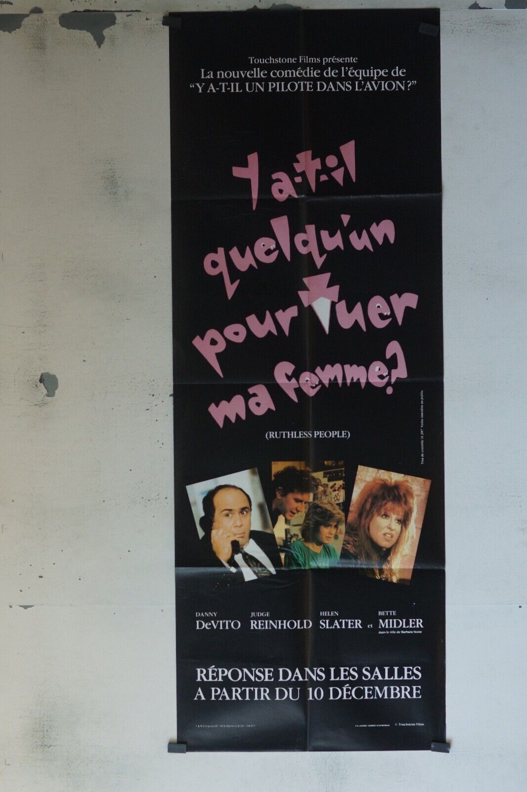 Y A T-IL QUELQU’UN POUR TUER UNE FEMME ORIGINAL POSTER (60X160)