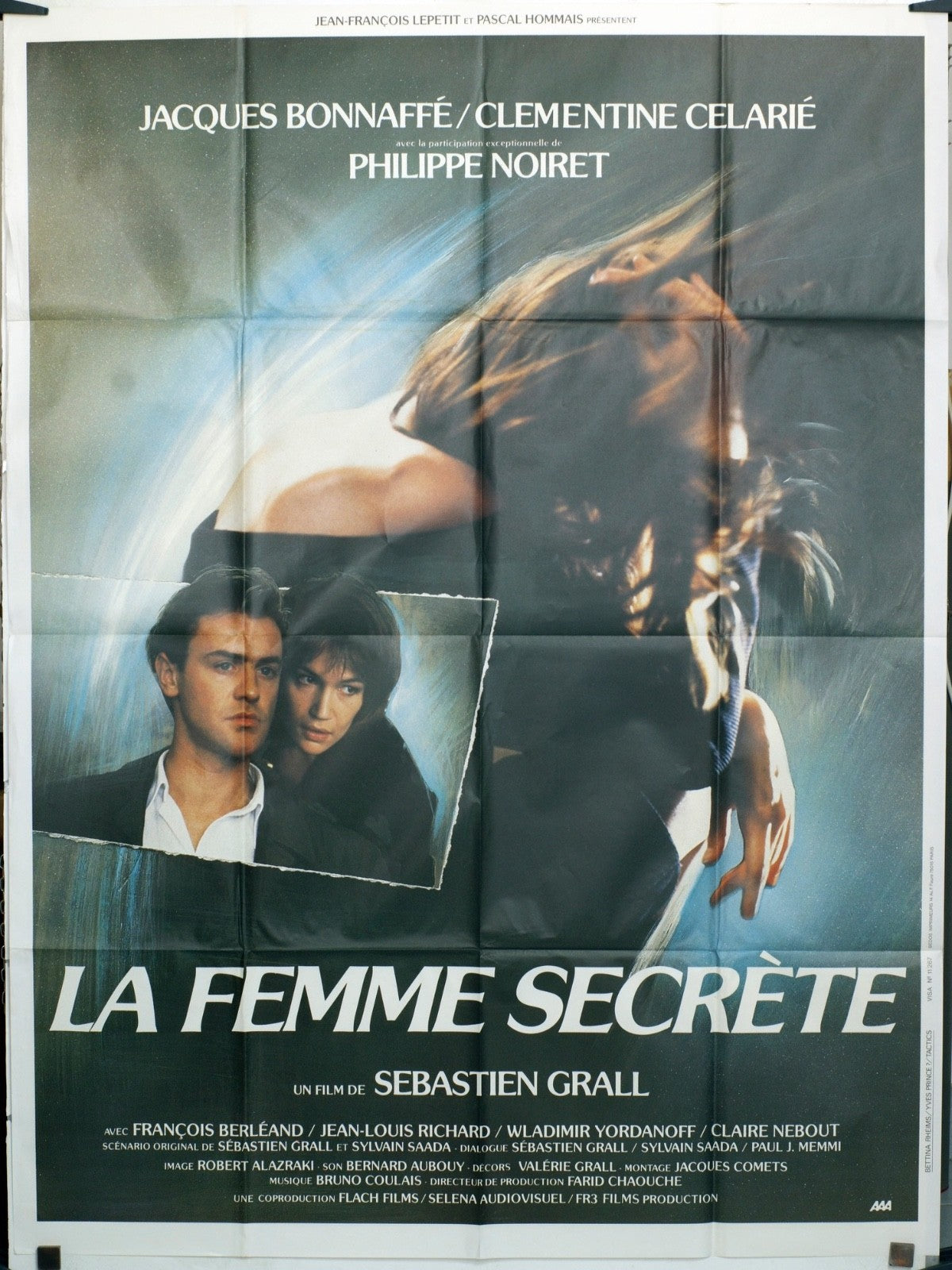 LA FEMME SECRÈTE JACQUES BONNAFFÉ MOVIE POSTER ORIGINAL 120x160