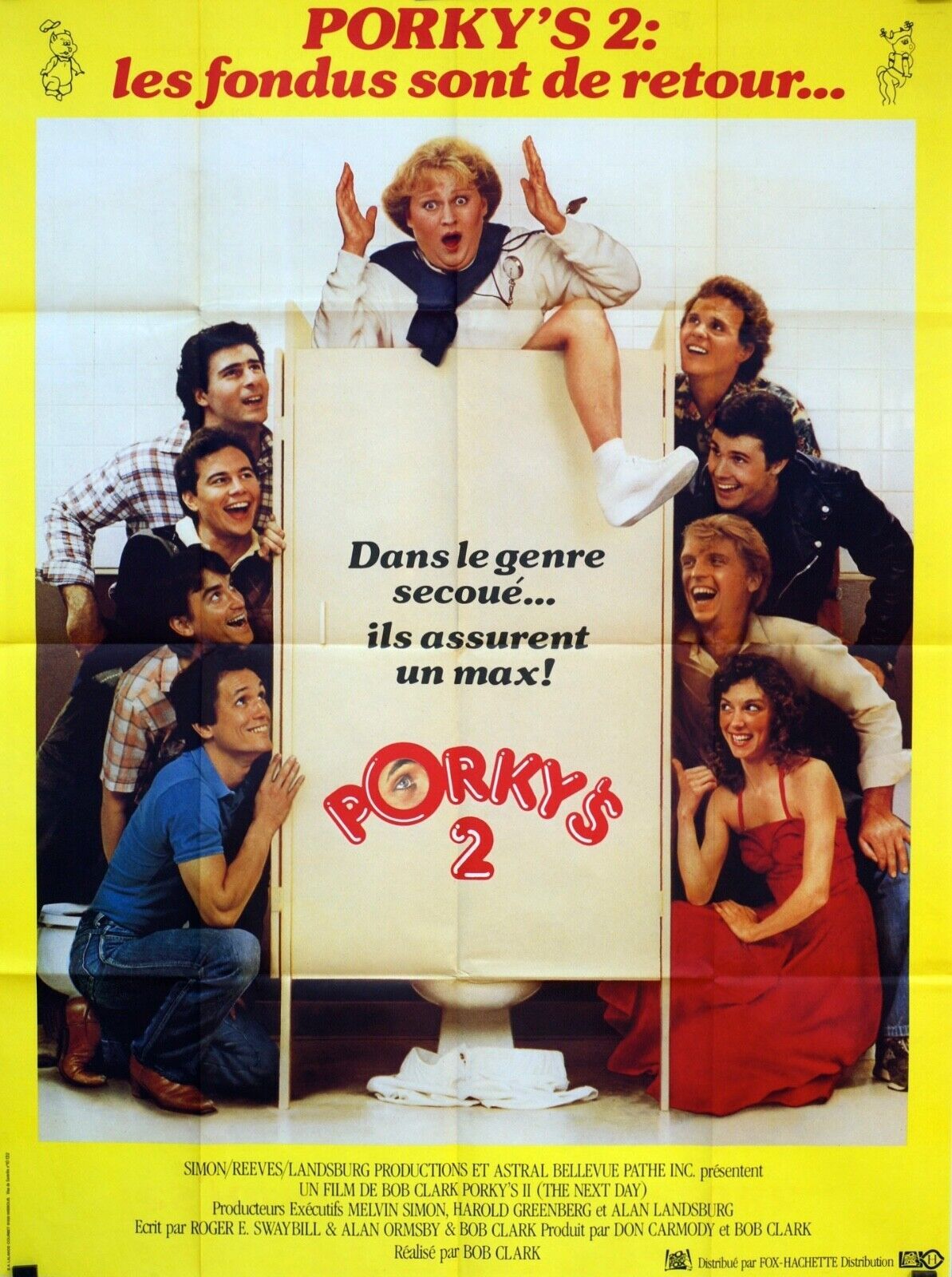 PORKY’S 2 MOVIE POSTER ORIGINAL 120x160 REEVES