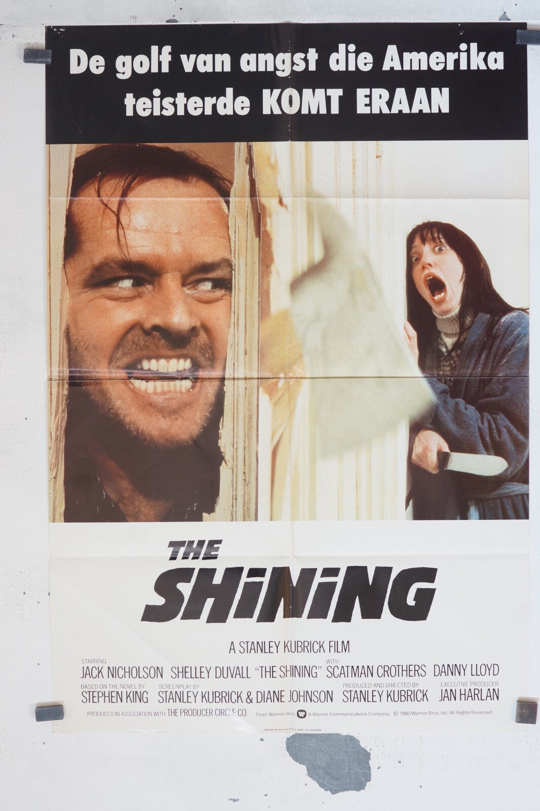 THE SHINING MOVIE POSTER ORIGINAL (69X103), Stanley Kubrick