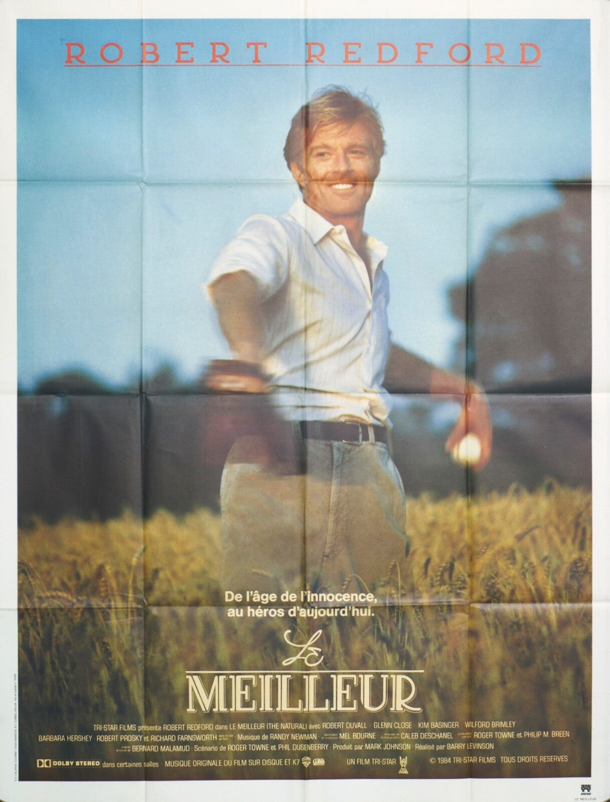 LE MEILLEUR MOVIE POSTER ORIGINAL 120x160 ROBERT REDFORD