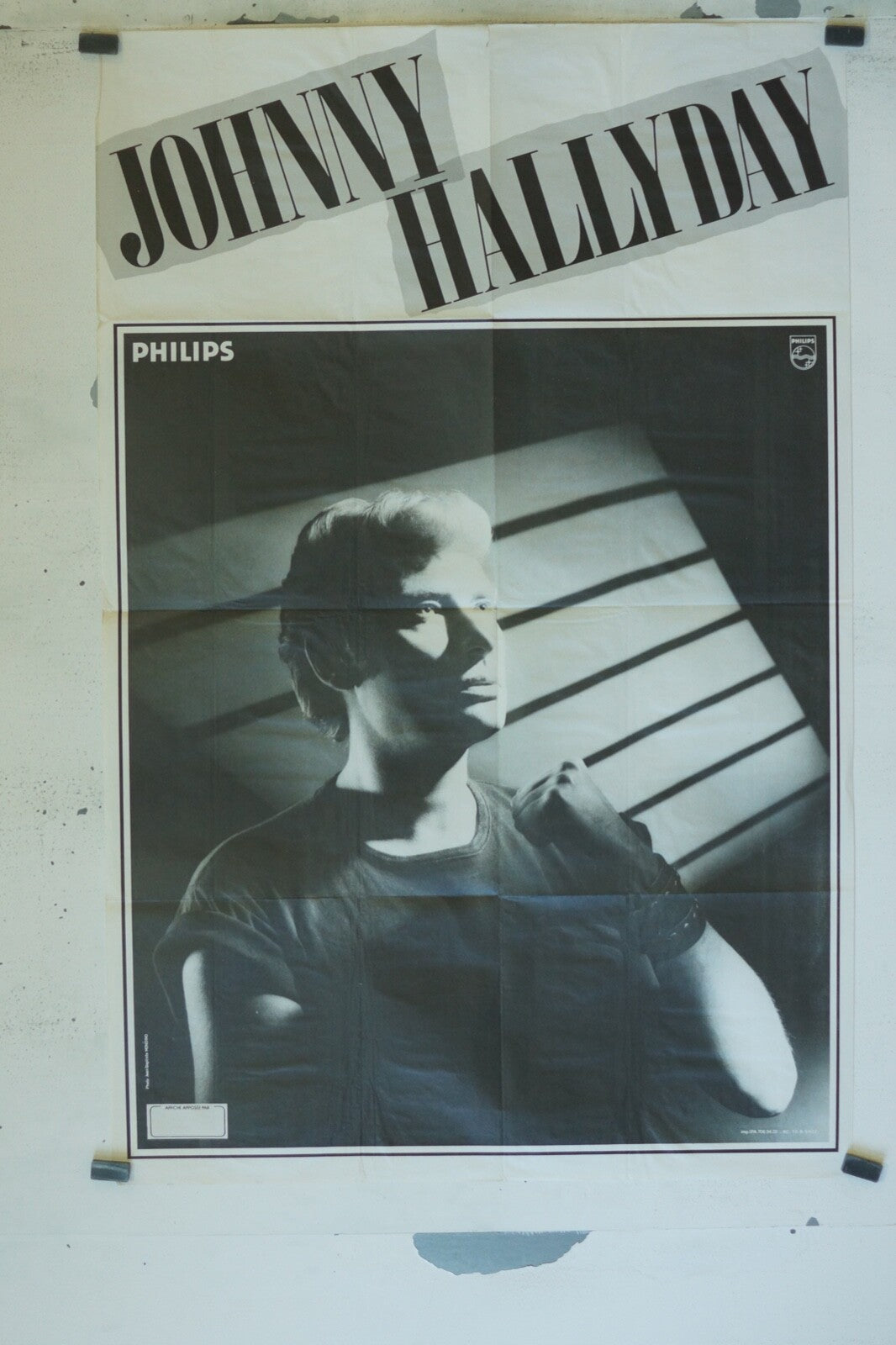 Johnny Hallyday, affiche music, 70x100, Philips
