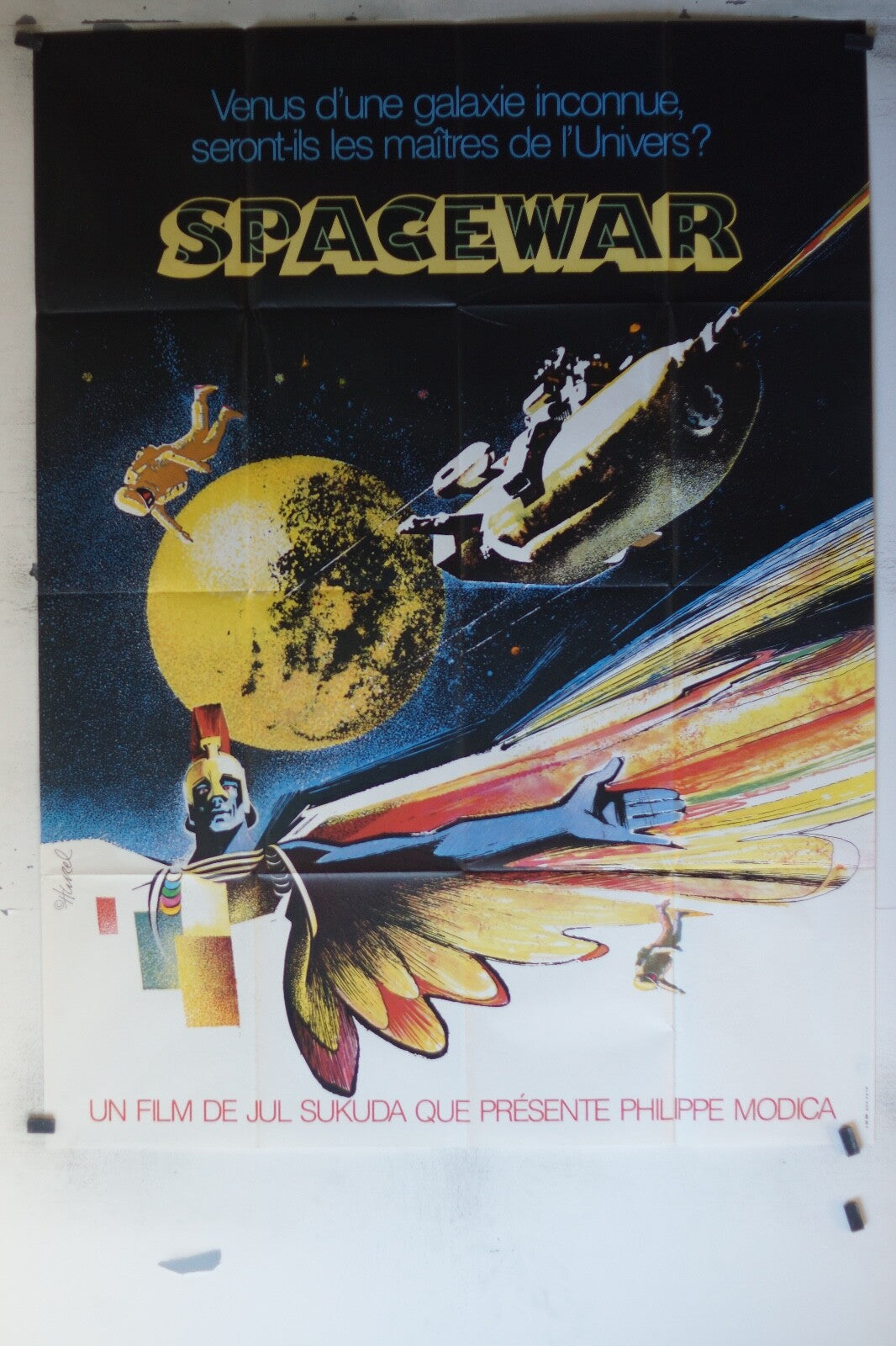 SPACEWAR POSTER ORIGINAL120x160 Jul Sukuda