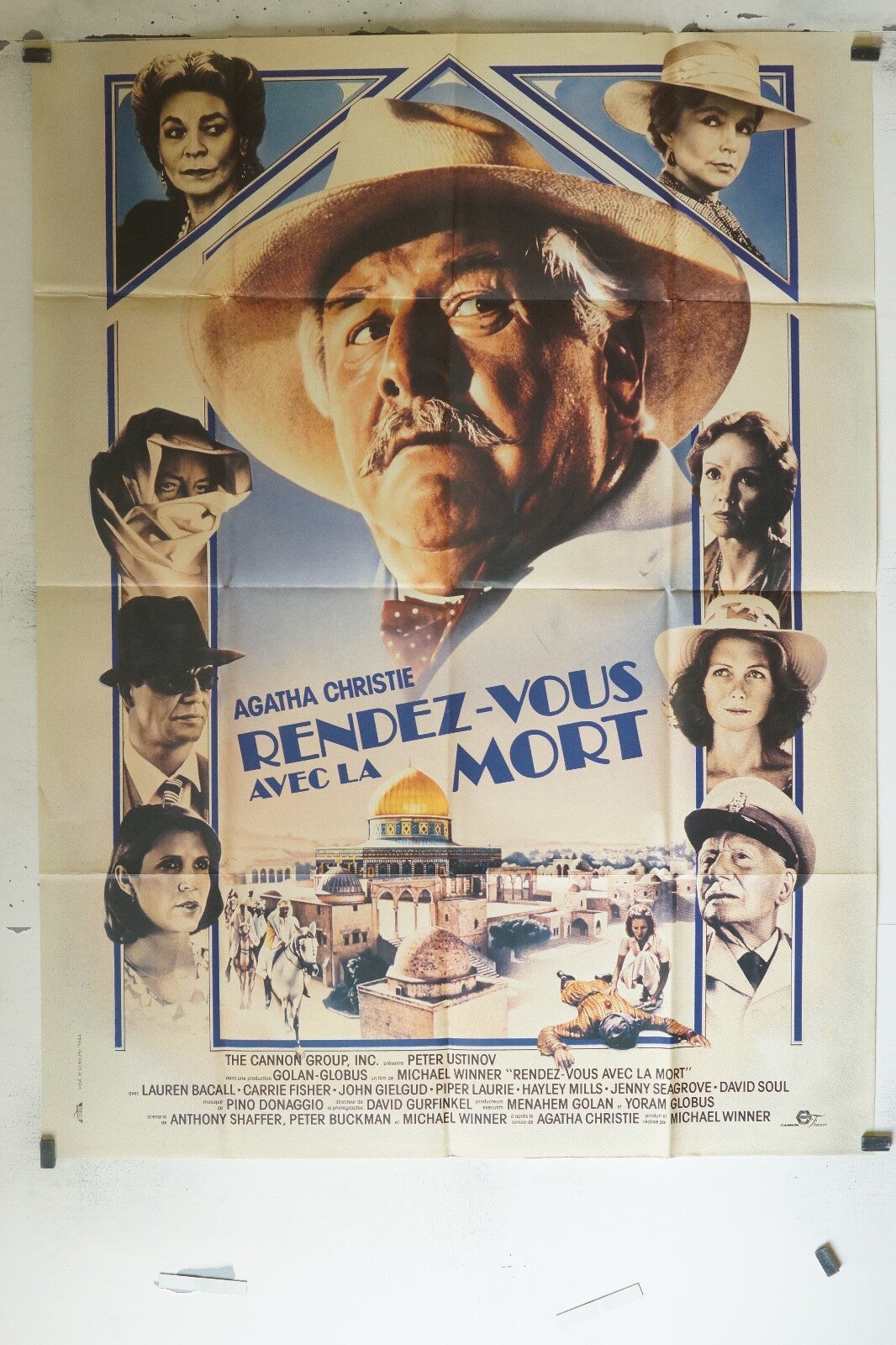 RENDEZ-VOUS AVEC LA MORT ORIGINAL120x160 10:30 LAUREN BACALL, CARRIE FISHER